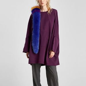 Oversized long sleeved dress